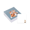 Wrendale Designs - Sticky Notes - Adorable Fox Cubs