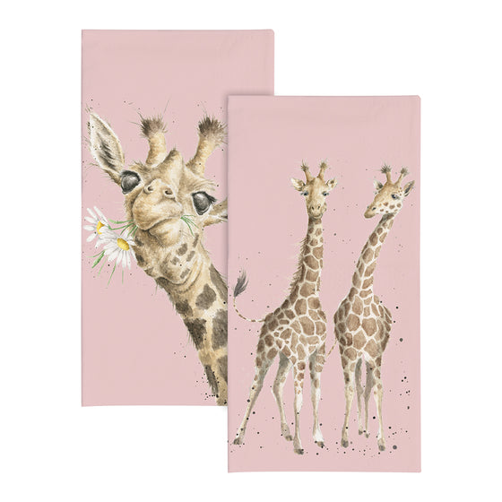 Wrendale Pocket Tissues - Giraffe, Flowers