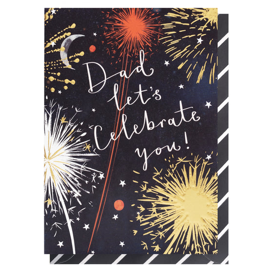 Gifts for women UK, Funny Greeting Cards, Wrendale Designs Stockist, Berni Parker Designs Gifts Greeting Cards, Engagement Wedding Anniversary Cards, Gift Shop Shrewsbury, Visit Shrewsbury Blank Greeting Card Dad, Dad Let's Celebrate You, Blank Birthday or Father's Day card