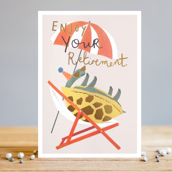 Gifts for women UK, Funny Greeting Cards, Wrendale Designs Stockist, Berni Parker Designs Gifts Greeting Cards, Engagement Wedding Anniversary Cards, Gift Shop Shrewsbury, Visit Shrewsbury Blank Greeting Card Gender-Neutral retirement card Masculine blank retirement card