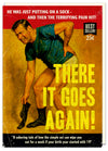 Tal, bold and retro, this hilarious men's birthday card is sure to bring a smile to his face. Featuring a vintage magazine design, in bold text the front reads "There is goes again! A sombering tale of how the simple act can wipe you out for a week if your birth year started with 19" A perfect funny birthday card for men. 