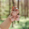 Vanessa the pig, an adorable keyring, perfect for decorating your bag or keys designed by Hannah Dale. . Small, pink and full of character, Vanessa the pig has a charming, affectionate, and well-groomed personality. A perfect gift for animal lovers. Wrendale Designs.
