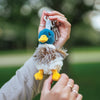 Accessorise your bag with this adorable Webster the duck keyring, designed by Hannah Dale. Soft, fun and full of character, Webster has a charming, funny and ditzy personality. A perfect gift for animal lovers. Wrendale Designs.
