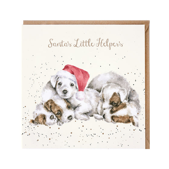 Wrendale Designs - Christmas Card - Santa's Little Helpers
