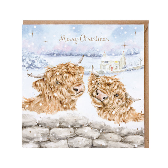 Wrendale Designs Christmas Card - Merry Christmas