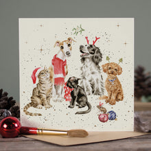  Wrendale Designs Christmas Card - Christmas Cats and Dogs