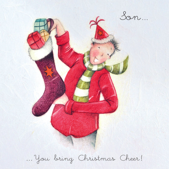 Berni Parker Designs - Son - Funny Christmas Card