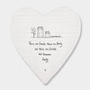 East of India - Heart Shaped Coaster - There are Friends There are Family