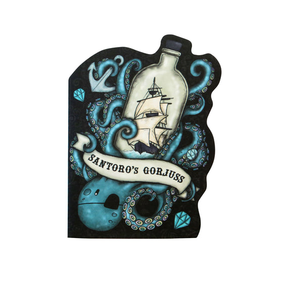 Gifts for women UK, Funny Greeting Cards, Wrendale Designs Stockist, Berni Parker Designs Gifts Greeting Cards, Engagement Wedding Anniversary Cards, Gift Shop Shrewsbury, Visit Shrewsbury Gorjuss by Santoro London Black Pearl Pirate Collection Set of 2 Stictched Notebooks Dark Teal Stationery Gifts for Girls 4