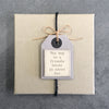 Gifts for women UK, Funny Greeting Cards, Wrendale Designs Stockist, Berni Parker Designs Gifts Greeting Cards, Engagement Wedding Anniversary Cards, Gift Shop Shrewsbury, Visit Shrewsbury Medium Gift Tags Sentimental Sayings The Way to a Friends House is Never Far 2