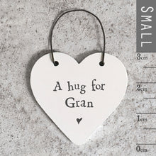  Gifts for women UK, Funny Greeting Cards, Wrendale Designs Stockist, Berni Parker Designs Gifts Greeting Cards, Engagement Wedding Anniversary Cards, Gift Shop Shrewsbury, Visit Shrewsbury Small Wood Gift Tag A Hug for Gran 1