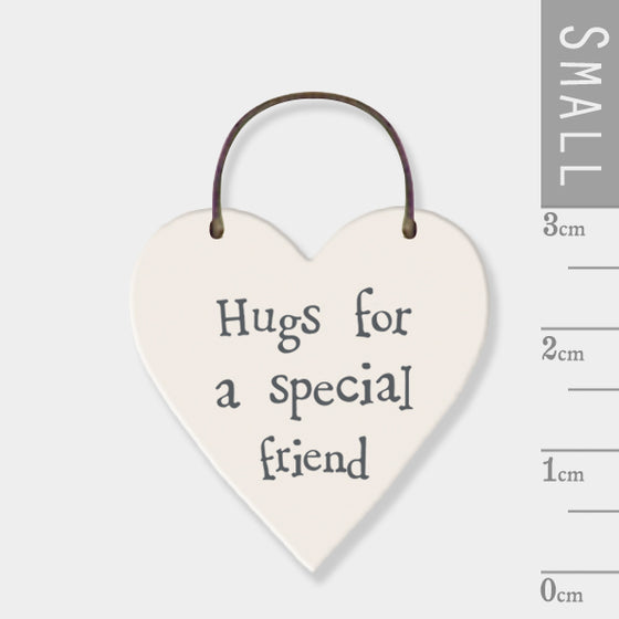 Gifts for women UK, Funny Greeting Cards, Wrendale Designs Stockist, Berni Parker Designs Gifts Greeting Cards, Engagement Wedding Anniversary Cards, Gift Shop Shrewsbury, Visit Shrewsbury Small Wood Gift Tag Hugs for Special Friend 3