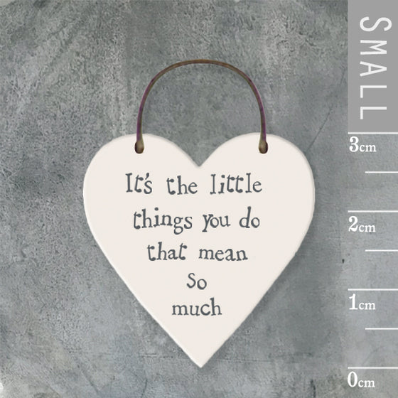 Gifts for women UK, Funny Greeting Cards, Wrendale Designs Stockist, Berni Parker Designs Gifts Greeting Cards, Engagement Wedding Anniversary Cards, Gift Shop Shrewsbury, Visit Shrewsbury Small Wood Gift Tag It's the little things that mean so much