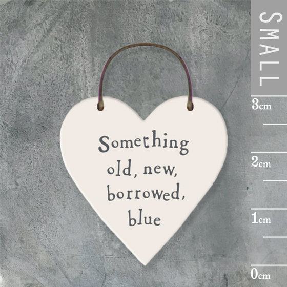 Gifts for women UK, Funny Greeting Cards, Wrendale Designs Stockist, Berni Parker Designs Gifts Greeting Cards, Engagement Wedding Anniversary Cards, Gift Shop Shrewsbury, Visit Shrewsbury Small Wood Gift Tag Something old, new borrowed and blue