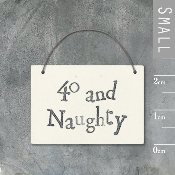 Gifts for women UK, Funny Greeting Cards, Wrendale Designs Stockist, Berni Parker Designs Gifts Greeting Cards, Engagement Wedding Anniversary Cards, Gift Shop Shrewsbury, Visit Shrewsbury Wooden Gift Tag 40 and Naughty