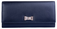  Luna Black Leather Matinee Purse w/ RFID Protection
