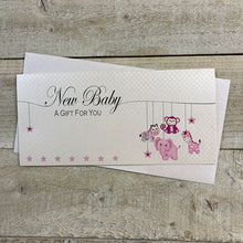  Gifts for women UK, Funny Greeting Cards, Wrendale Designs Stockist, Berni Parker Designs Gifts Greeting Cards, Engagement Wedding Anniversary Cards, Gift Shop Shrewsbury, Visit Shrewsbury Elegant Pink and White New Baby Money Wallet 1