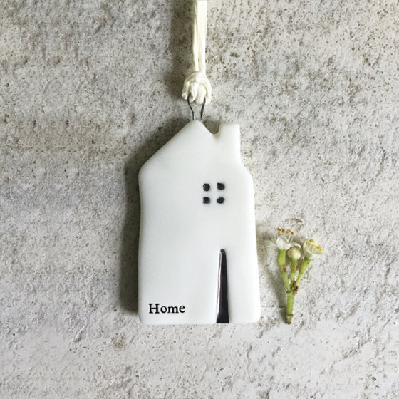 East of India - Small Porcelain Hanging House - Home