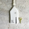 East of India - Porcelain Hanging House - Love Hope Dream