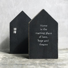  East of India - Painted Wood House  - Home is the Starting Place of Love