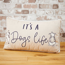  It's a Dog's Life Velvet Cushion