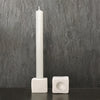 East of India - Cube-Shaped Candle Holder w/ Candle