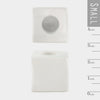 East of India - Cube-Shaped Candle Holder w/ Candle