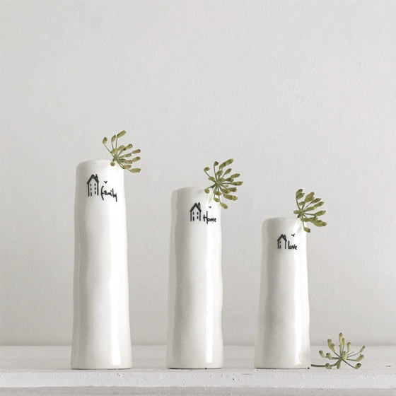 East of India - Trio of Bud Vases - Family Home Love