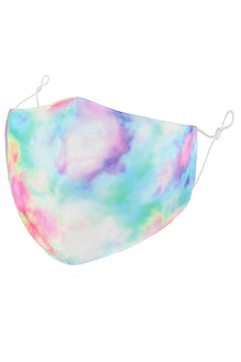  Multi-Coloured Tie-Dye Adult Face Mask with Filter Pocket