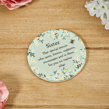  Blooming Lovely Sentimental Coaster for Sister