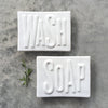 East of India - White Porcelain Soap Dish - WASH