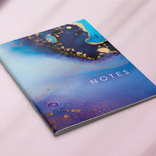  Gifts for women UK, Funny Greeting Cards, Wrendale Designs Stockist, Berni Parker Designs Gifts Greeting Cards, Engagement Wedding Anniversary Cards, Gift Shop Shrewsbury, Visit Shrewsbury Wendy Bell Designs Nebula Collection A6 Notebook Blue Oasis Gold Sparkle 1