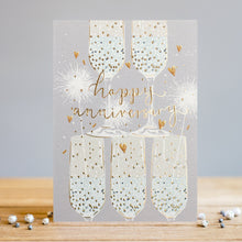  Gifts for women UK, Funny Greeting Cards, Wrendale Designs Stockist, Berni Parker Designs Gifts Greeting Cards, Engagement Wedding Anniversary Cards, Gift Shop Shrewsbury, Visit Shrewsbury Champagne Glasses Happy Anniversary Couple Partner Blank Card