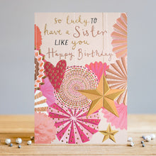  Gifts for women UK, Funny Greeting Cards, Wrendale Designs Stockist, Berni Parker Designs Gifts Greeting Cards, Engagement Wedding Anniversary Cards, Gift Shop Shrewsbury, Visit Shrewsbury Happy Birthday Sister Blank Card Hearts Stars