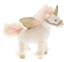  Gifts for women UK Sterling Silver Luxury Gift Ladies Hand Wrapped wife sister mum daughter Anniversary Presents Birthday Christmas New Baby Baby Shower Christening Gifts Plush Pegasus White Pink Metallic Gold Wings Plush Toy Keepsake Gift