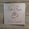 Gifts for women UK, Funny Greeting Cards, Wrendale Designs Stockist, Berni Parker Designs Gifts Greeting Cards, Engagement Wedding Anniversary Cards, Gift Shop Shrewsbury, Visit Shrewsbury Elegant Bling Engagement Card Special Sister & Fiance 1
