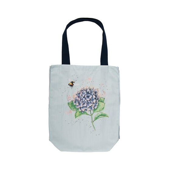 Gifts for women UK, Funny Greeting Cards, Wrendale Designs Stockist, Berni Parker Designs Gifts Greeting Cards, Engagement Wedding Anniversary Cards, Gift Shop Shrewsbury, Visit Shrewsbury Wrendale Designs canvas shopping bag tote bag country living hydrangea and the bee