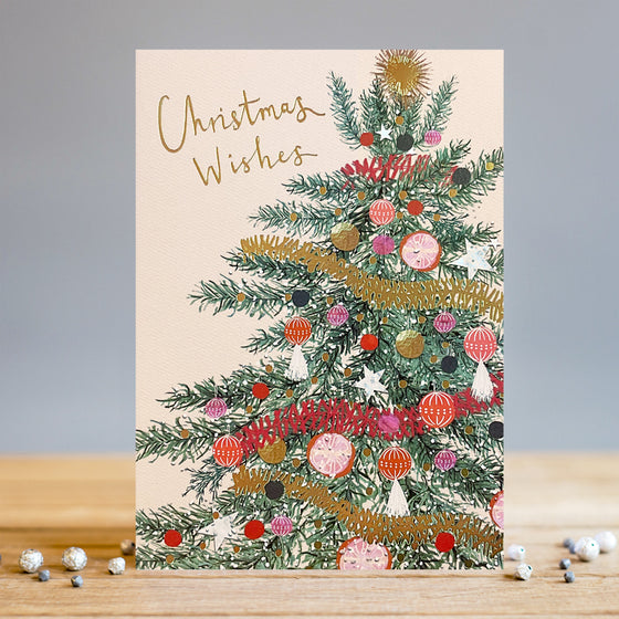 Gifts for women UK, Funny Greeting Cards, Wrendale Designs Stockist, Berni Parker Designs Gifts Greeting Cards, Engagement Wedding Anniversary Cards, Gift Shop Shrewsbury, Visit Shrewsbury Blank Christmas Card Christmas Wishes Christmas Tree