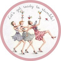  Gifts for women UK, Funny Greeting Cards, Wrendale Designs Stockist, Berni Parker Designs Gifts Greeting Cards, Engagement Wedding Anniversary Cards, Gift Shop Shrewsbury, Visit Shrewsbury Coaster Lets get ready to stumble!