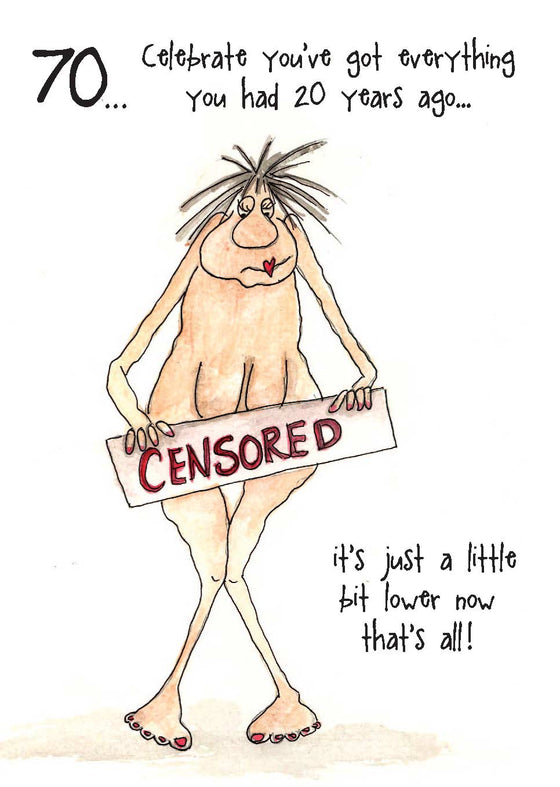 Gifts for women UK, Funny Greeting Cards, Wrendale Designs Stockist, Berni Parker Designs Gifts Greeting Cards, Engagement Wedding Anniversary Cards, Gift Shop Shrewsbury, Visit Shrewsbury Camilla & Rose Funny Blank Birthday Cards for Women Women's 70th Birthday Card