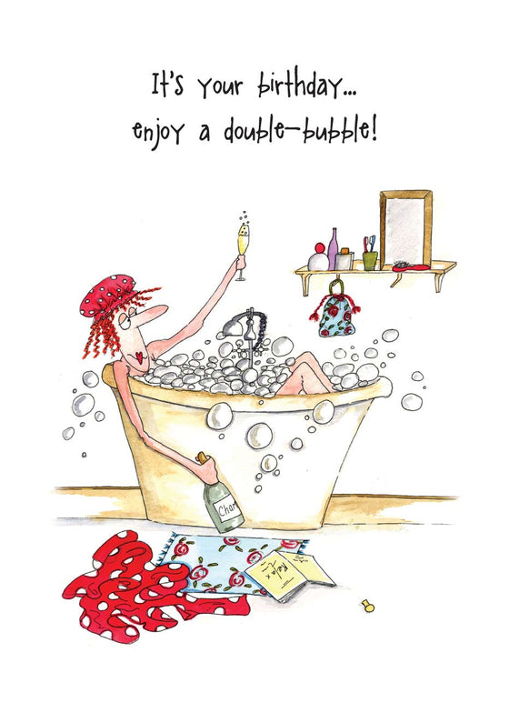 Gifts for women UK, Funny Greeting Cards, Wrendale Designs Stockist, Berni Parker Designs Gifts Greeting Cards, Engagement Wedding Anniversary Cards, Gift Shop Shrewsbury, Visit Shrewsbury Camilla & Rose Funny Blank Birthday Cards for Women Birthday Bubbles
