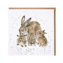  Gifts for women UK, Funny Greeting Cards, Wrendale Designs Stockist, Berni Parker Designs Gifts Greeting Cards, Engagement Wedding Anniversary Cards, Gift Shop Shrewsbury, Visit Shrewsbury Blank Greeting Card Mamma Hare with babies Country Living Greeting Card