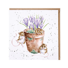 Gifts for women UK, Funny Greeting Cards, Wrendale Designs Stockist, Berni Parker Designs Gifts Greeting Cards, Engagement Wedding Anniversary Cards, Gift Shop Shrewsbury, Visit Shrewsbury Blank Greeting Card Country Living Country mice Garden Lover Flower Pot fun Crocus