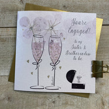  Gifts for women UK, Funny Greeting Cards, Wrendale Designs Stockist, Berni Parker Designs Gifts Greeting Cards, Engagement Wedding Anniversary Cards, Gift Shop Shrewsbury, Visit Shrewsbury Elegant Blank Engagement Card Sister & Brother-in-Law to be 1