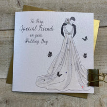  Gifts for women UK, Funny Greeting Cards, Wrendale Designs Stockist, Berni Parker Designs Gifts Greeting Cards, Engagement Wedding Anniversary Cards, Gift Shop Shrewsbury, Visit Shrewsbury Elegant black and white Wedding Day Card Blank Special Friends