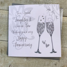  Gifts for women UK, Funny Greeting Cards, Wrendale Designs Stockist, Berni Parker Designs Gifts Greeting Cards, Engagement Wedding Anniversary Cards, Gift Shop Shrewsbury, Visit Shrewsbury Elegant Anniversary Card Special Daughter & Son-in-law 1