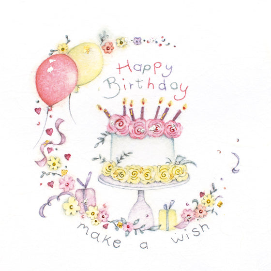 Gifts for women UK, Funny Greeting Cards, Wrendale Designs Stockist, Berni Parker Designs Gifts Greeting Cards, Engagement Wedding Anniversary Cards, Gift Shop Shrewsbury, Visit Shrewsbury Blank Birthday Card Women Birthday Cake