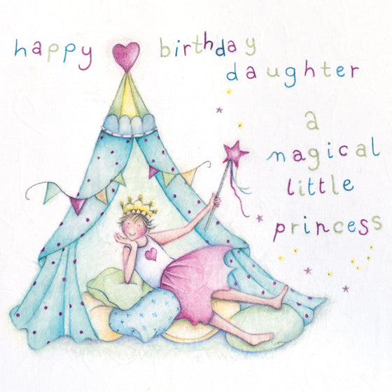 Gifts for women UK, Funny Greeting Cards, Wrendale Designs Stockist, Berni Parker Designs Gifts Greeting Cards, Engagement Wedding Anniversary Cards, Gift Shop Shrewsbury, Visit Shrewsbury Blank Birthday Card Young Daughter Litlle Princess