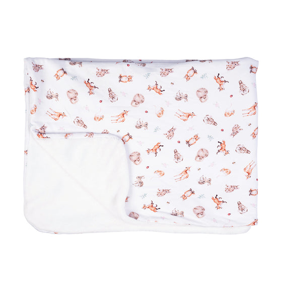 Wrendale Designs - Little Wren Collection - Luxurious Keepsake Blanket - Beautiful Forest Animals