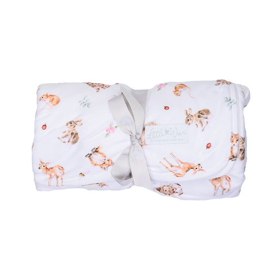 Wrendale Designs - Little Wren Collection - Luxurious Keepsake Blanket - Beautiful Forest Animals